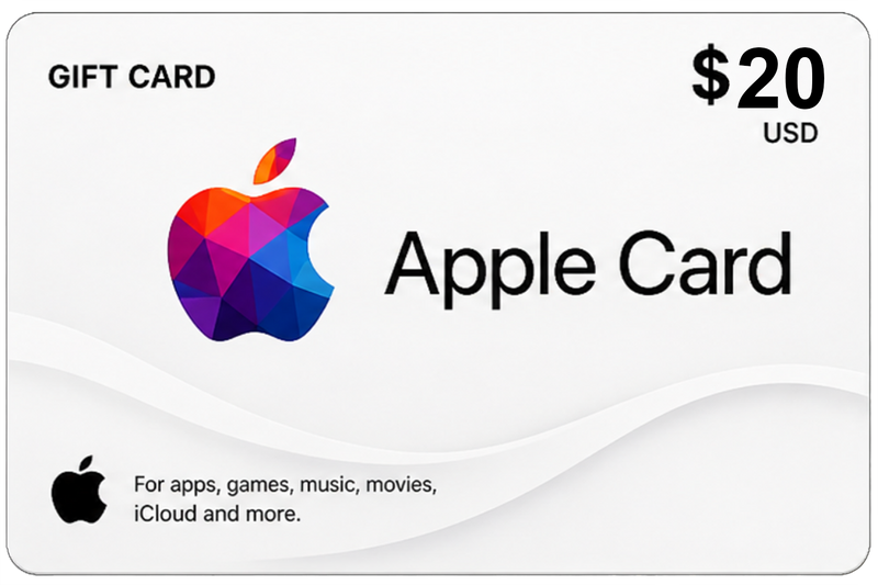 Apple Gift Card $20 USD – Recarga App Store | Región USA