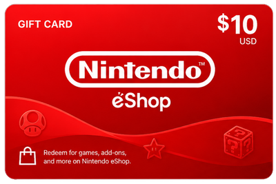 Nintendo eShop 10 USD · Región USA
