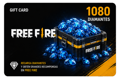 Free Fire 1080 Diamantes | Codigo digital