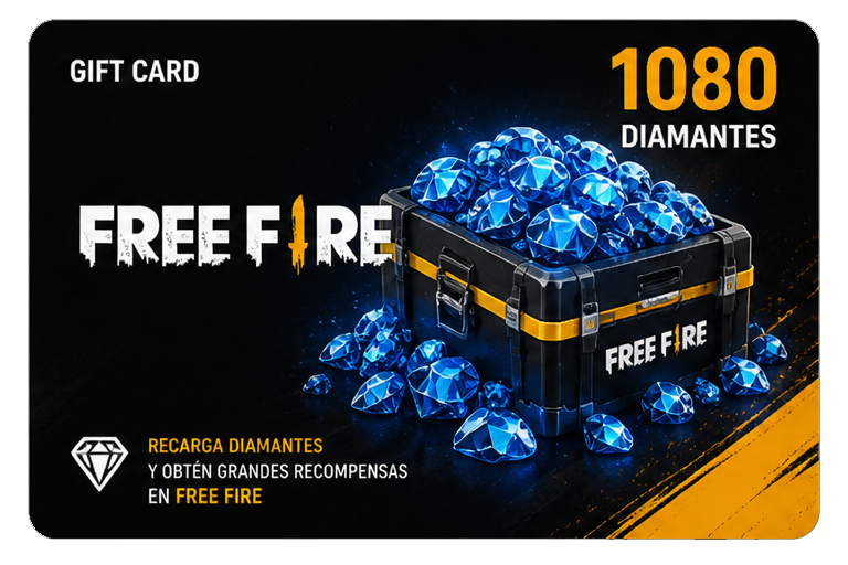 Free Fire 1080 Diamantes – Recarga | Región Global