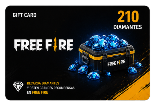 Free Fire 210 Diamantes | Codigo digital