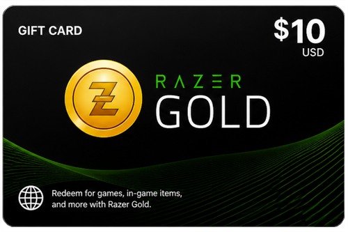 Razer Gold $10 USD - Región Global