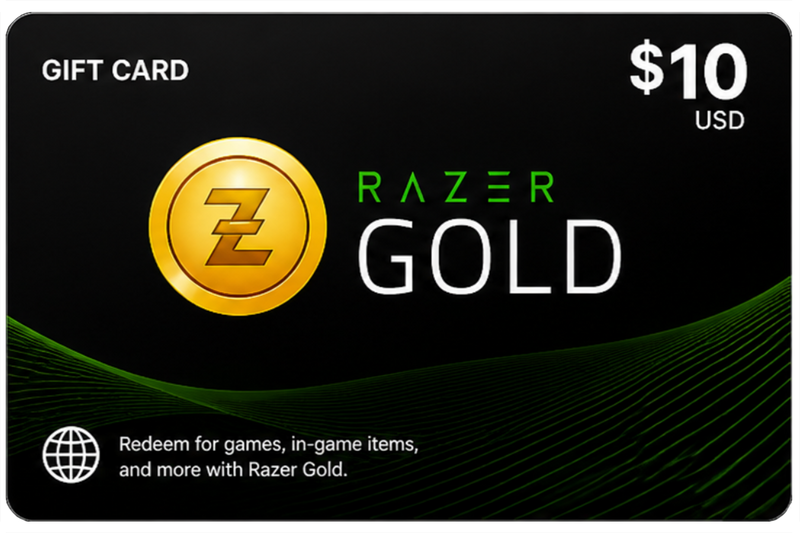Razer Gold $10 USD - Región Global