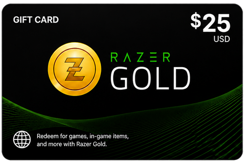 Razer Gold $25 USD - Región Global
