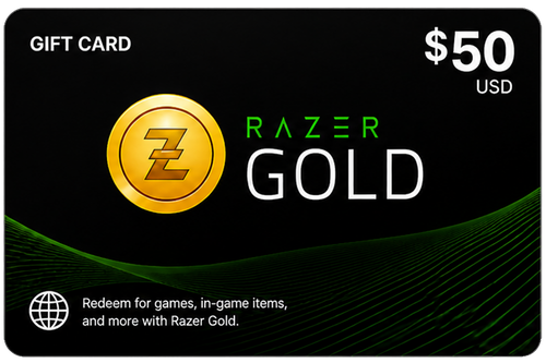 Razer Gold $50 USD | Región Global