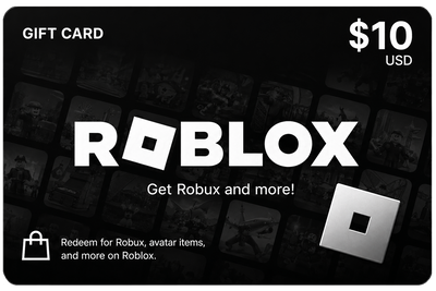 Roblox 10 USD · Región USA