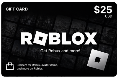 Roblox 25 USD · Región USA