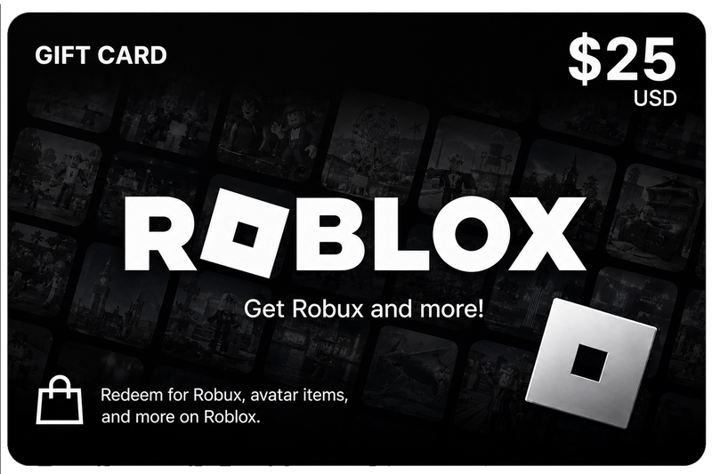 Roblox Gift Card $25 USD – Robux | Región USA