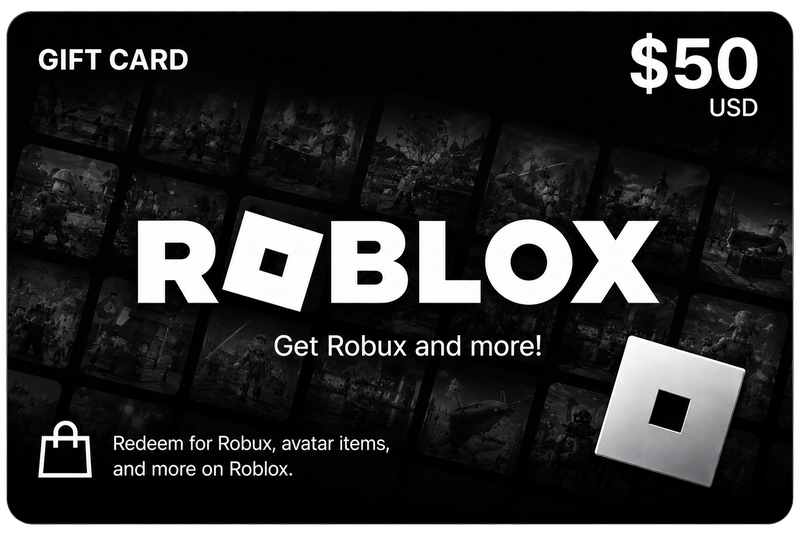 Roblox Gift Card $50 USD – Robux | Región USA