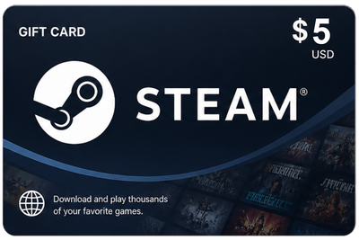 Steam 5 USD · Región Global