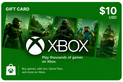 Xbox 10 USD · Región USA