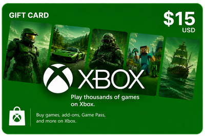 Xbox 15 USD · Región USA