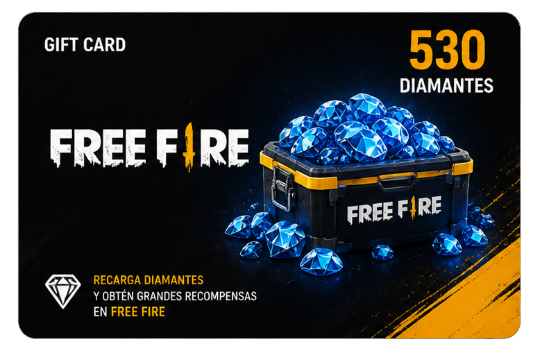 Free Fire 530 Diamantes