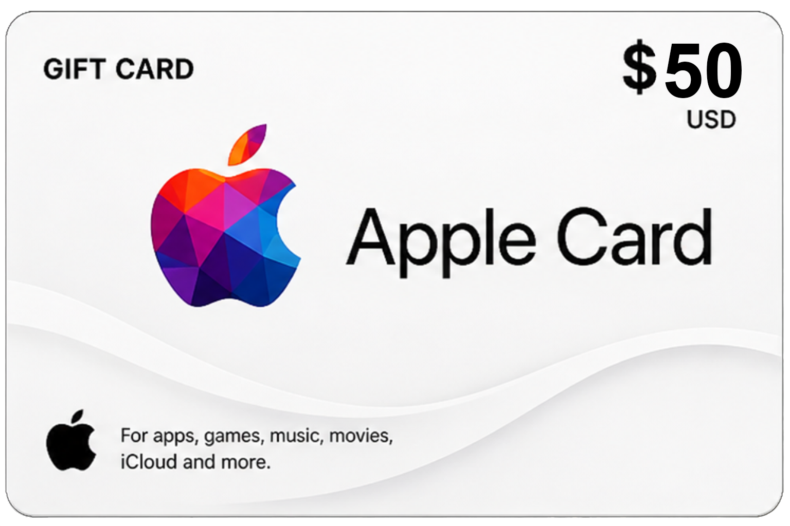 Apple Gift Card $50 USD