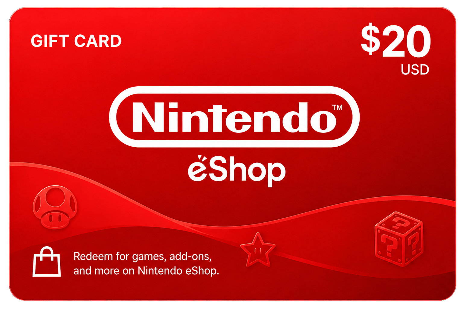 Nintendo eShop $20 USD