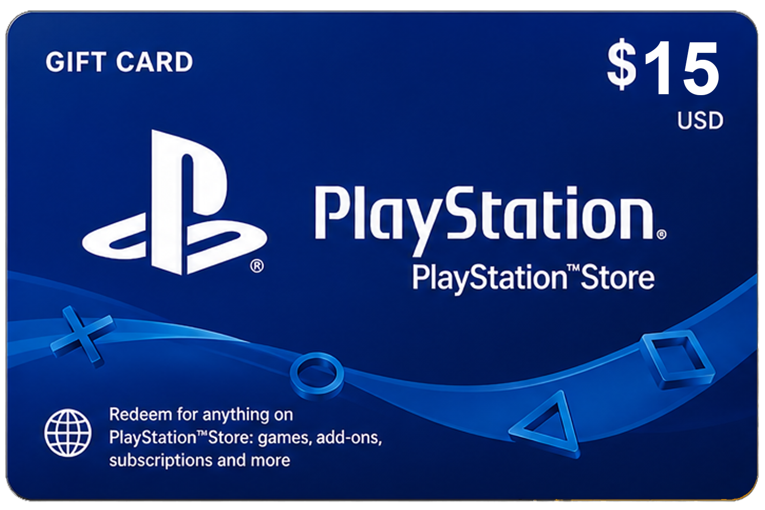 PlayStation $15 USD